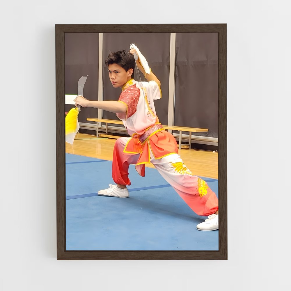 Poster Petite Maître d'Arts Martiaux – affiche Kung Fu (vue 5)